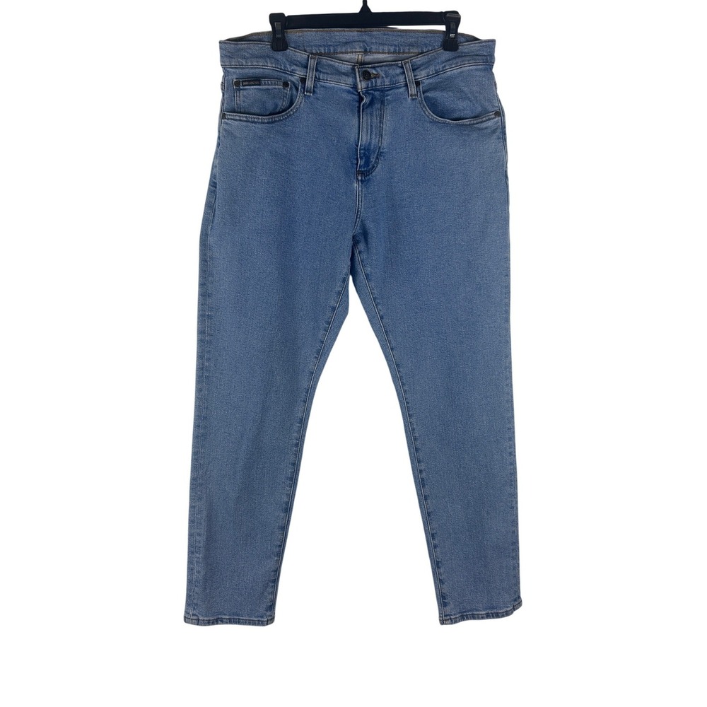 Brooks Brothers Mens Slim Fit Blue Jeans 36x30 Medium Wash Stretch Denim